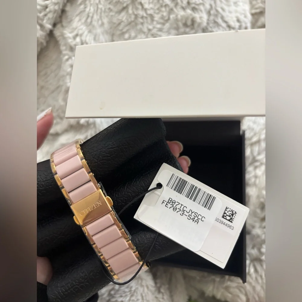 Citizen Women's Weekender Gold and Pink Watch, NWT - Discontinued